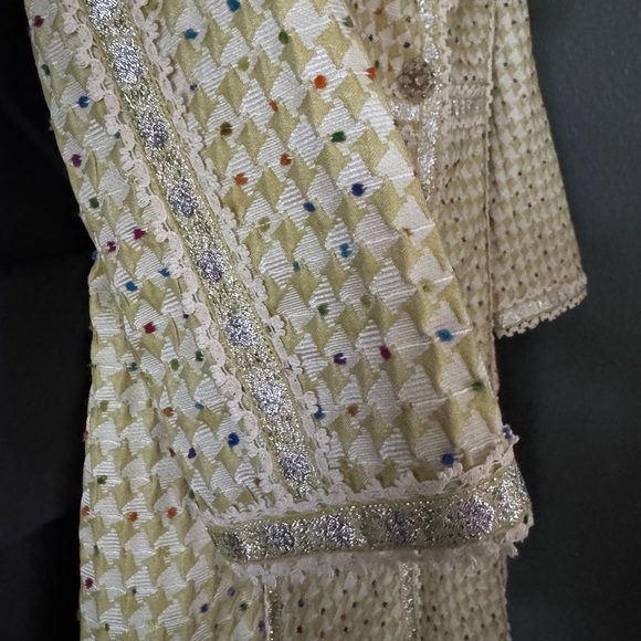 Cynthia Steffe Long Metallic Tweed Jacket - Picture 4 of 10